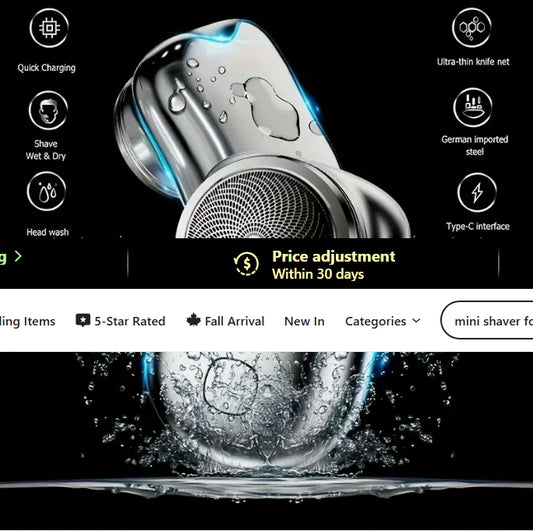 Mini Electric Shaver