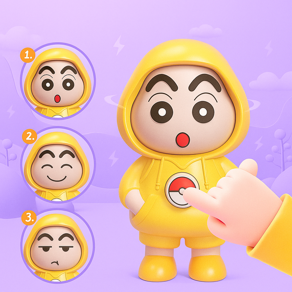 Shinchan Face Chaning Keychain