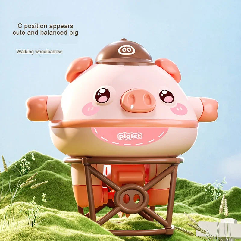 Tumbler Pig Walking Tightrope for Children